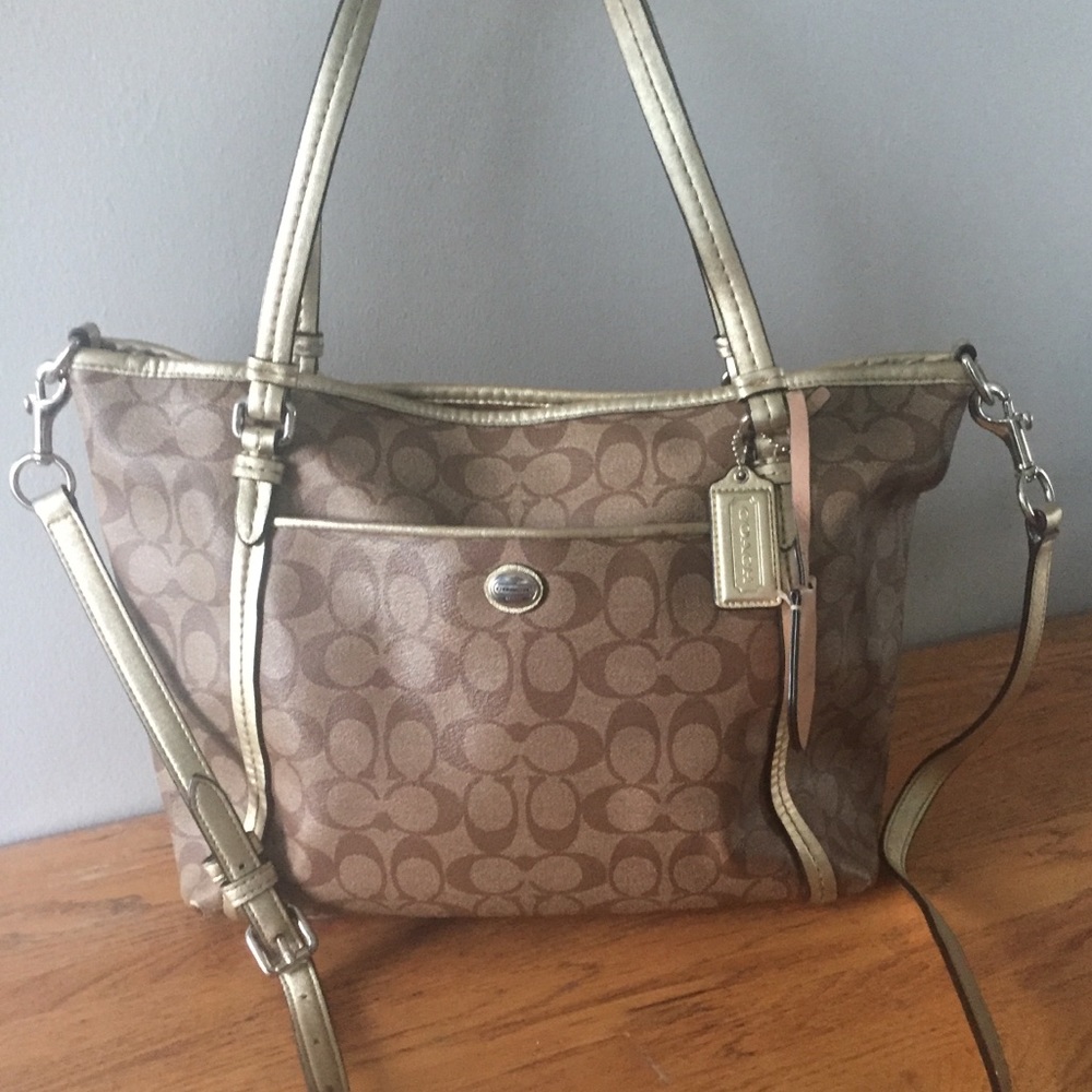 Large Coach tote handbag